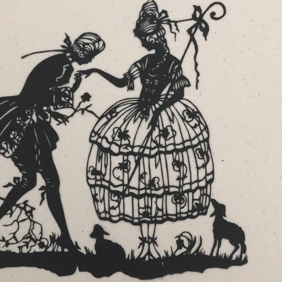 🔥ON SALE🔥Romance Couple 💖 Handmade PaperCut Silhouette Scherenschnitte - Picture 4 of 6